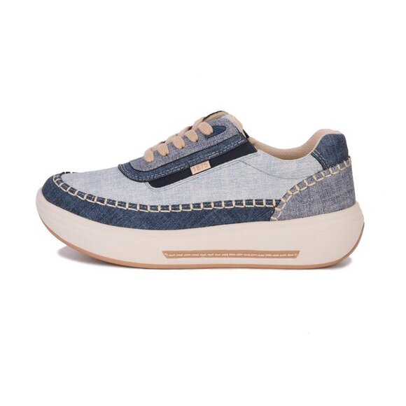 Drew Women's Julep Orthotic Sneaker Denim Combo 10840-37 - Picture 5 of 7